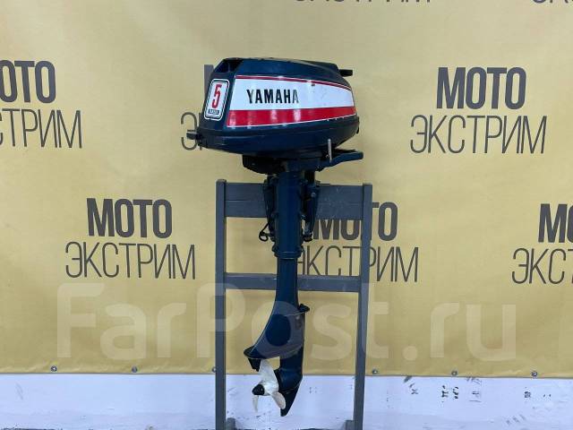 2-тактный ПЛМ Yamaha 5BS, 5,00 л.с. L (508 мм), 1990 год, бензиновый ...