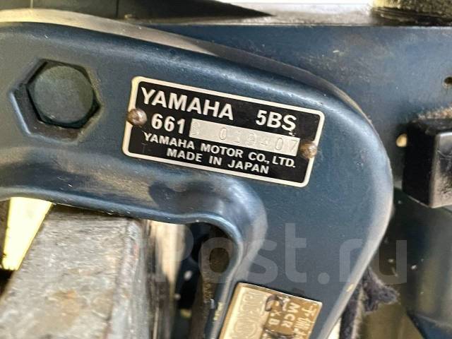 2-тактный ПЛМ Yamaha 5BS, 5,00 л.с. L (508 мм), 1990 год, бензиновый ...