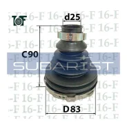 ������� ���� 25,2x83,5x90 TPE-E [04427-47020] Fortuna 16F SS-3032 (������� Toyota Prius NHW20, ) � SS-3032 SS3032 ����