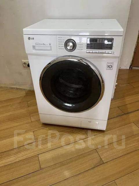 Стиральная машинка LG на 6кг, б/у, в наличии. Цена: 17 000₽ в Находке