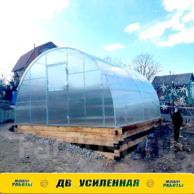 Каркас теплицы из поликорбоната ДВ Люкс 4x10, новый, в наличии. Цена ...