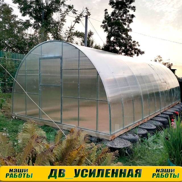 Каркас теплицы из поликорбоната ДВ Люкс 4x10, новый, в наличии. Цена ...