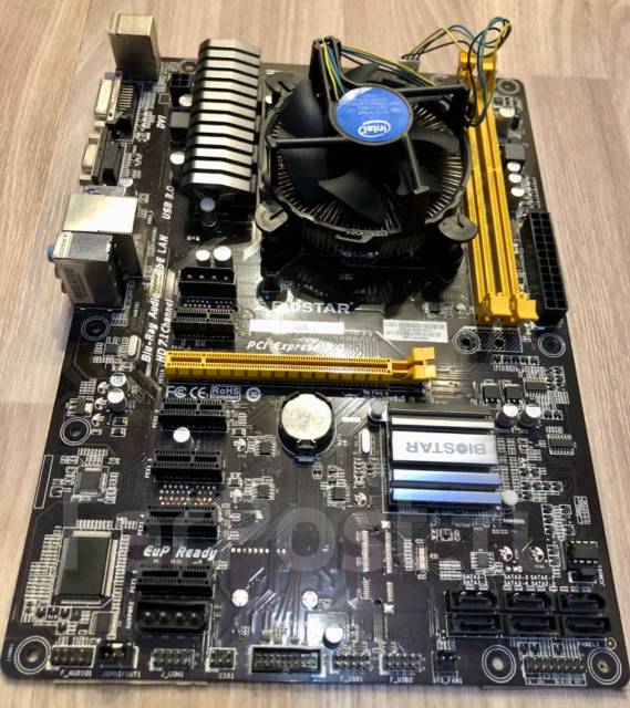 Материнская плата Biostar TB85 PCI Express 3.0 + процессор, LGA1150, б ...