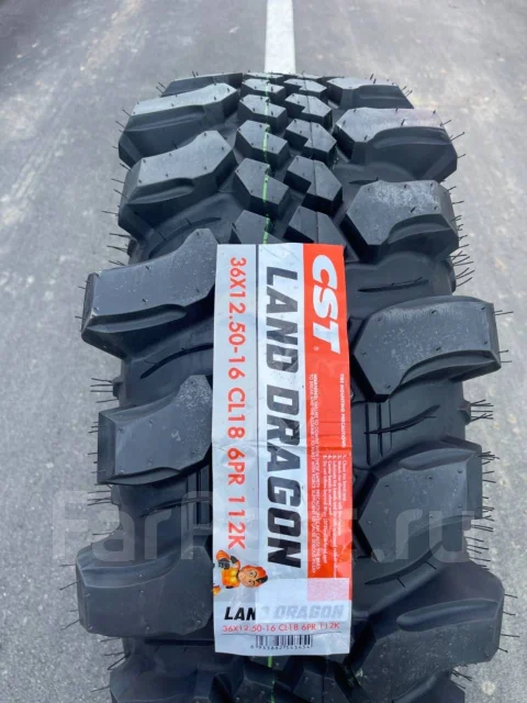 CST CL18, 36x12.50-16 112K, 325/80R16, 16