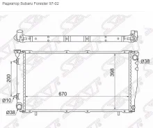 �������� Subaru Forester 97-02 ����� ����������� (SB0001-1) SB00011 ����