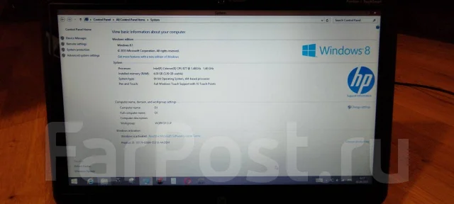 HP Pavilion TouchSmart 14. 14", 1,4����, ��� 4 ��, ���� 500���, WiFi: 1 ����