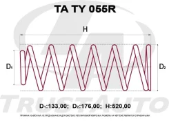 ������� �������� ��������� (TA) TA TY 055R TATY055R ����