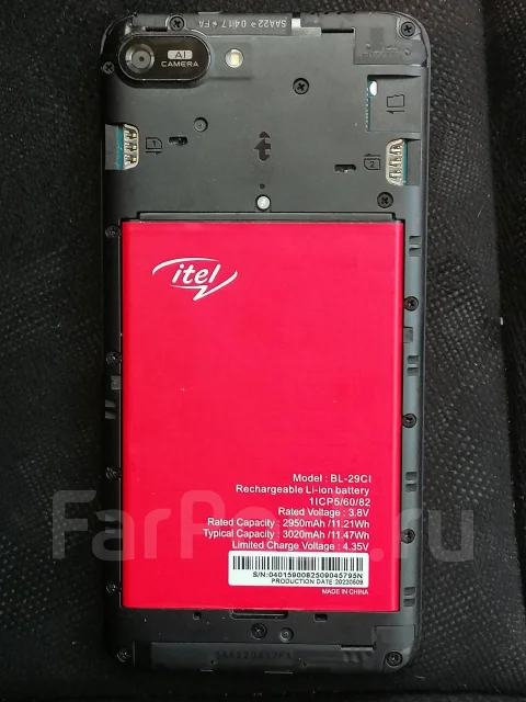 Itel A25. �/�, 16 ��, ������, Dual-SIM ����