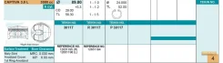 ������ (�������� 6��) STD Chevrolet Captiva 3.0L, 89,0/1,0/1,2/1,5 [30117STD] 30117STD ����