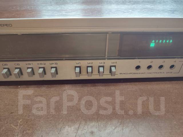 Тюнер Radiotehnika Т-101 стерео, б/у, в наличии. Цена: 1 500₽ во ...