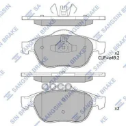 ������� ��������� Renault Scenic 03- �������� Sangsin brake ���. SP1802 SP1802 ����