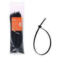 Стяжки (хомуты) кабельные 3,6*250 мм, пластиковые, черные, 100 шт. AIRLINE 'ACTN24 фото