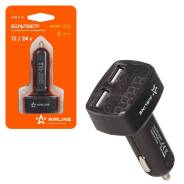    12-24 + 2USB 3,1A AIRLINE AVMD02 