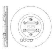 ���� ��������� (�������) SsangYong Rexton 01-17 Sangsin brake ���. SD3051, �������� SD3051 ����