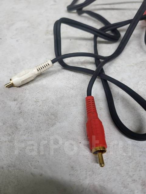 Кабель 2 RCA - 2 RCA 2 метра noname 3, б/у, в наличии. Цена: 300₽ во ...