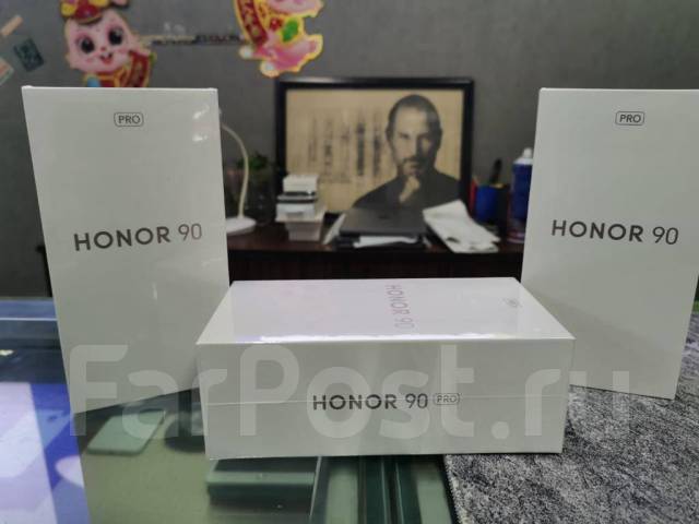 Honor 90 PRO, 256 гб, моноблок, черный, 3G, 4G LTE, 5G, Dual-SIM ...
