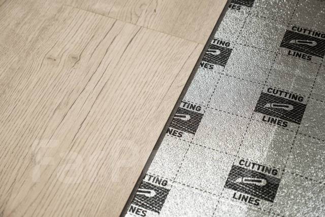 Подложка для SPC / LVT плитки Under Floor Silver LINE 1,5мм фольгир, в ...