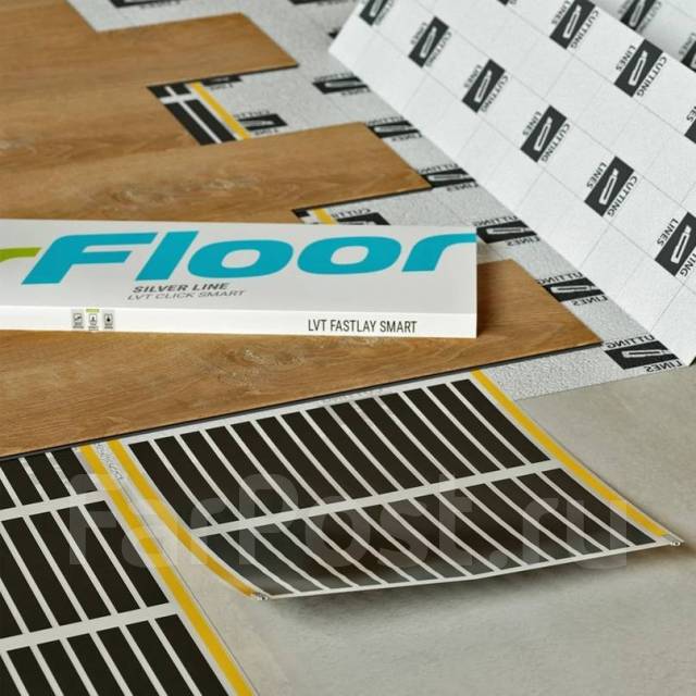 Подложка для SPC / LVT плитки Under Floor Silver LINE 1,5мм фольгир, в ...