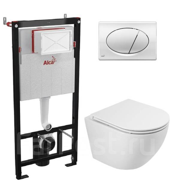 Инсталяция AlcaPlast+унитаз+кнопка в сети Мистер Т, в наличии. Цена: 36 ...