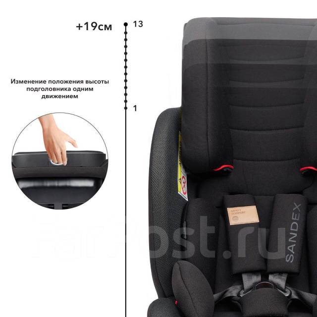 Автокресло Happy baby "Sandex" 0-36 кг графит, новый, под заказ. Цена ...