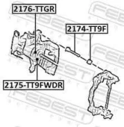 ���. �������� ������� ��������� FORD Tranzit 2006- 2175-TT9FWDR Febes 2175TT9FWDR ����