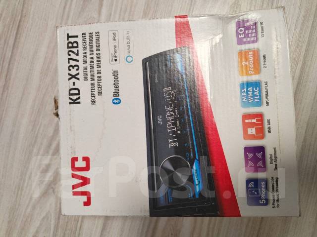 Магнитола JVC-X372BT, 1 DIN — 178x50 мм, новый, в наличии. Цена: 9 000 ...