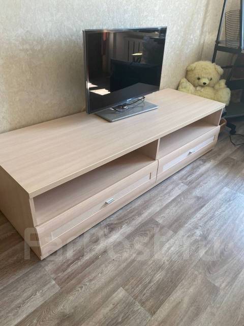Тумба под телевизор, бежевый, 54,0 см, 40,0 см, 160,0 см, б/у, в ...