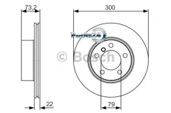 ���� ��������� BMW 1 F20 118-120/3 F30 316-320 �������� ����. D 300��. Bosch 0986479A18 0986479A18 ����