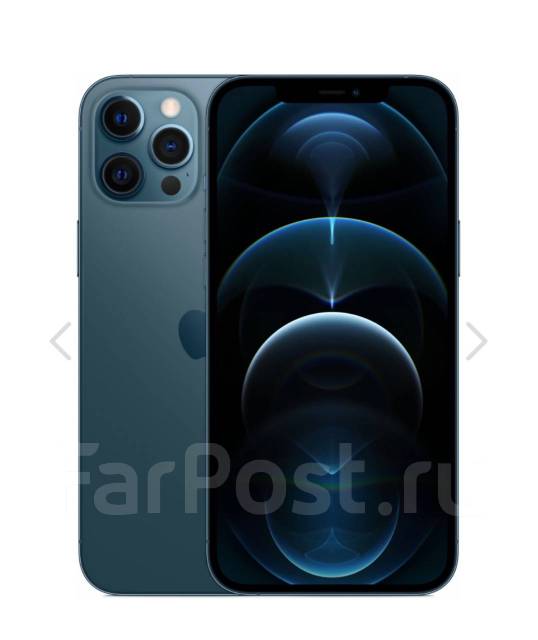 Apple iPhone 12 Pro Max, 256 ГБ, тихоокеанский синий, 6.70", моноблок ...