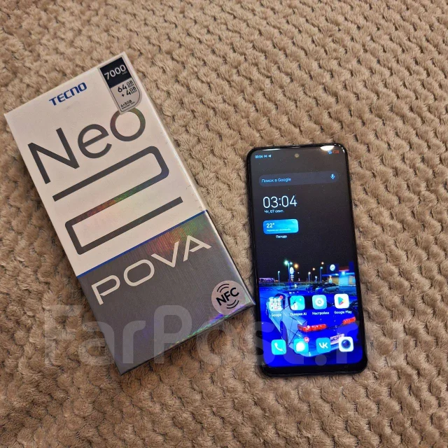 Tecno Pova Neo 2. �/�, 64 ��, �������, �����, �����, 4G LTE, NFC ����
