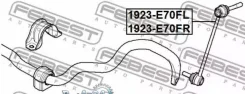 ���� ������������� BMW X5(E70)/X6(E71) 07- ���. ����. ����. Febest 1923E70FR 1923E70FR ����