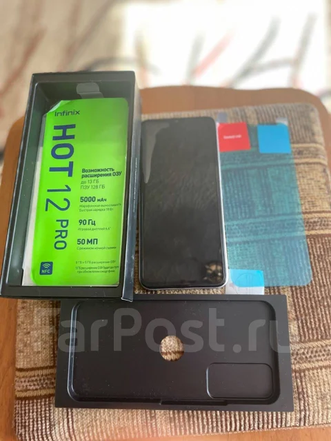 Infinix HOT 12 Pro. �/�, 128 ��, �����, 3G, 4G LTE, NFC ����