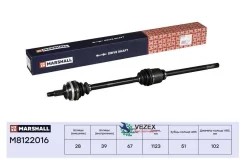������ � ����� OPEL Movano A/Master II 98- ����. Marshall M8122016 M8122016 ����