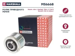 ����� (���) Nissan JUKE I, Nissan Qashqai I, Nissan Tiida I, Nissan X-Trail II, Renault CLIO IV Marshall MS6668 MS6668 ����