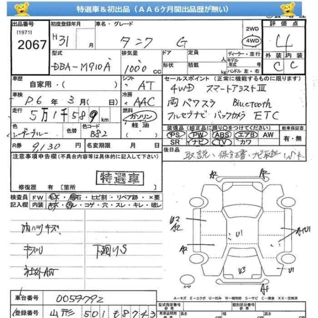 Toyota Tank. ��������, 4wd, 1.0 (69��.�.), ������, 52����. ��, �/�. ��� ����� �� ������� ����