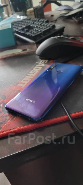 Смартфон Honor 10i 4/128Gb, 6.21", моноблок, синий, Dual-SIM, б/у, в ...