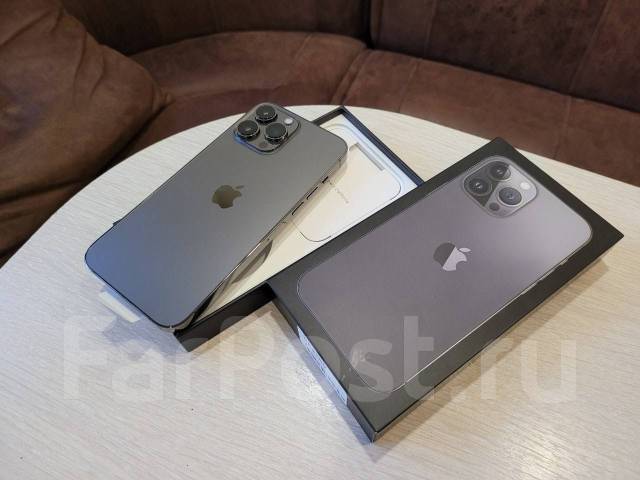 iPhone 13 pro max 128gb, как новый, 6.70", моноблок, серый, 5G, NFC, в ...