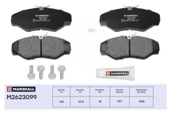 ����. ������� �������� ������. Nissan Primastar 01-; Opel Vivaro A 01-; Renault Trafic II 01- (M2623099) Marshall M2623099 M2623099 ����
