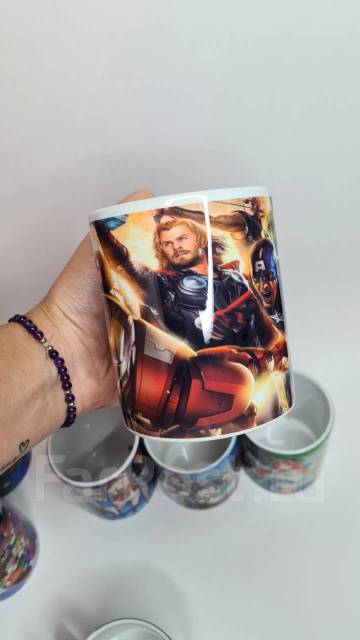 Печать на кружках. Брендирование кружек. от 500р во Владивостоке