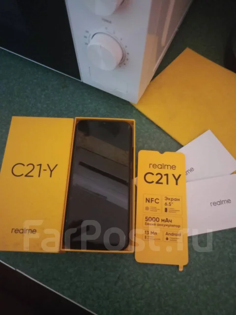 Realme C21Y. �/�, 64 ��, ������, 4G LTE, Dual-SIM, NFC ����