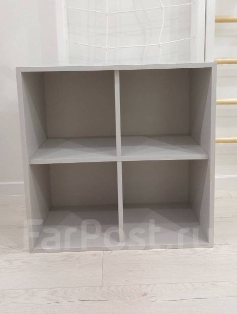 Продам стеллаж Икеа, дсп, серый, 70,0 см, 70,0 см, 35,0 см, б/у, в ...