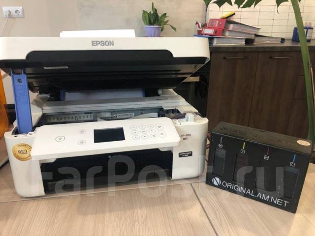 МФУ Epson Expression Home XP-4105 с СНПЧ и чернилами, б/у, в наличии ...