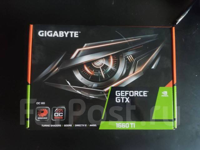 Gigabyte GeForce GTX 1660 Ti OC 6G, б/у, в наличии. Цена: 13 000₽ во ...
