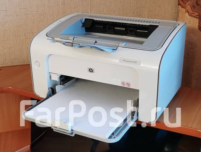 Лазерный принтер HP Laserjet P1102. Полный комплект, б/у, в наличии ...