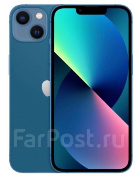 Айфон 13, Apple iPhone 13, 256 гб, 6.10", синий, б/у, в наличии. Цена ...