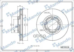 ���� ��������� Hyundai Starex H-1 (97-) �������� (1��. ) Mando Mando ���. MBC030136 MBC030136 ����