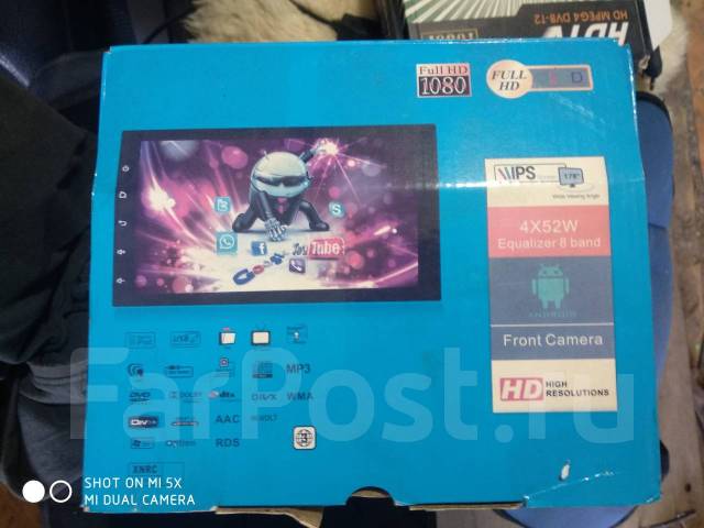 Автомагнитола на андройде, Jscv, 2 DIN — 178x100 мм, б/у, в наличии ...