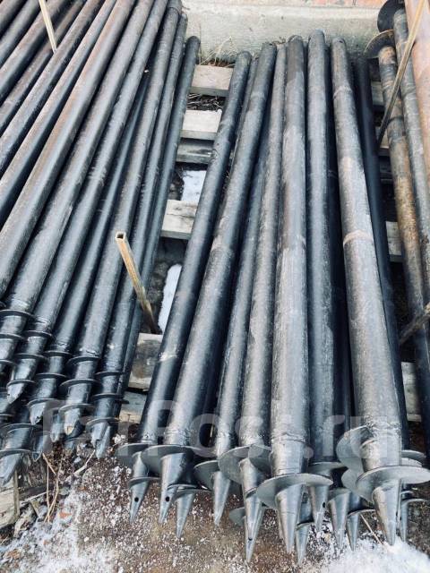 Винтовые сваи из буровой трубы, в наличии. Цена: 2 000₽ в Большом Камне