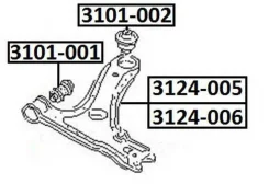 ����������� ������ �������� �������� | ����� ����/��� | Chery/ Amulet A15 2003- 3101001 ����