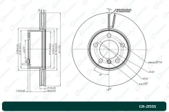 ���� ��������� ������������� G-Brake GR21555 GR21555 ����